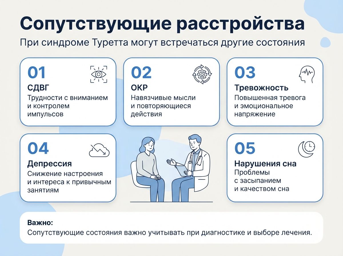Лечение синдрома Туретта в Октябрьске инфографика